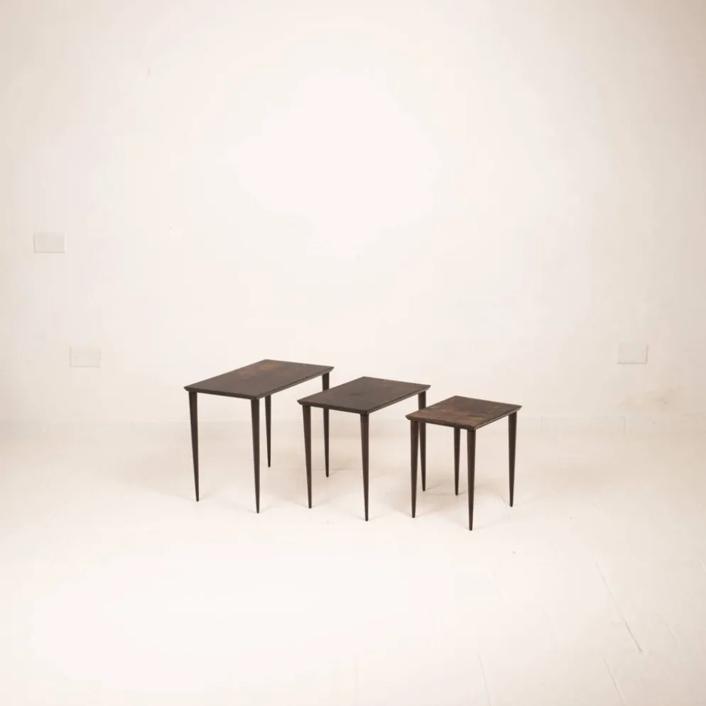 Tables gigognes modèle 764 par Aldo Tura pour Tura Milano 1950