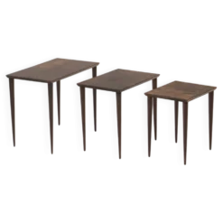 Tables gigognes modèle 764 par Aldo Tura pour Tura Milano 1950