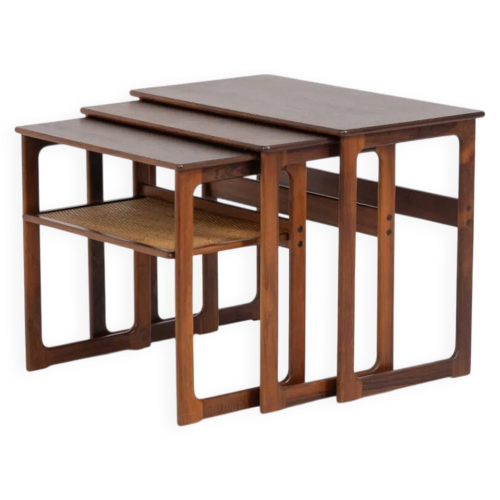 Tables gigognes "Modèle 219" par Johannes Andersen et Illum Wickelso