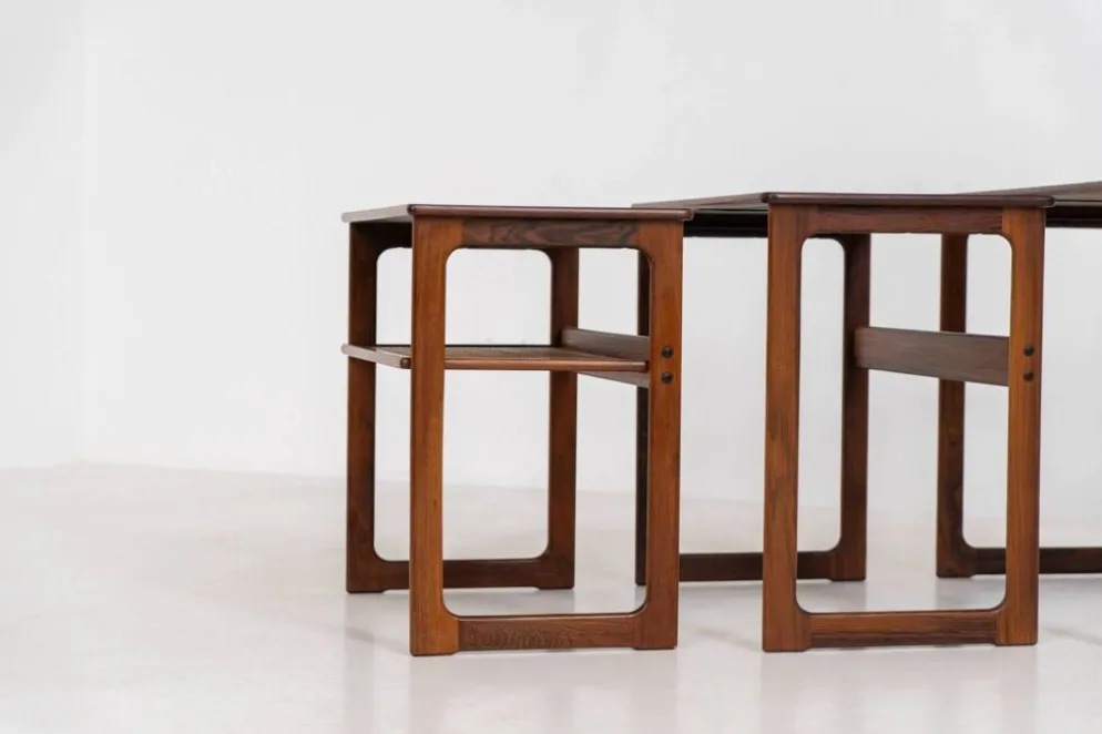 Tables gigognes "Modèle 219" par Johannes Andersen et Illum Wickelso