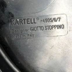 3 tables gigognes par Giotto Stoppino pour Kartell, 1970