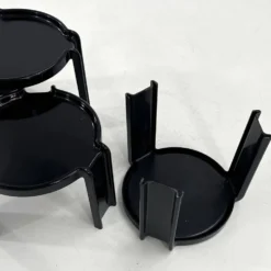 3 tables gigognes par Giotto Stoppino pour Kartell, 1970