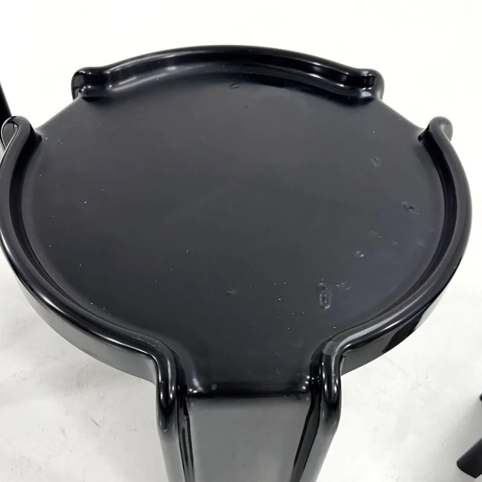 3 tables gigognes par Giotto Stoppino pour Kartell, 1970