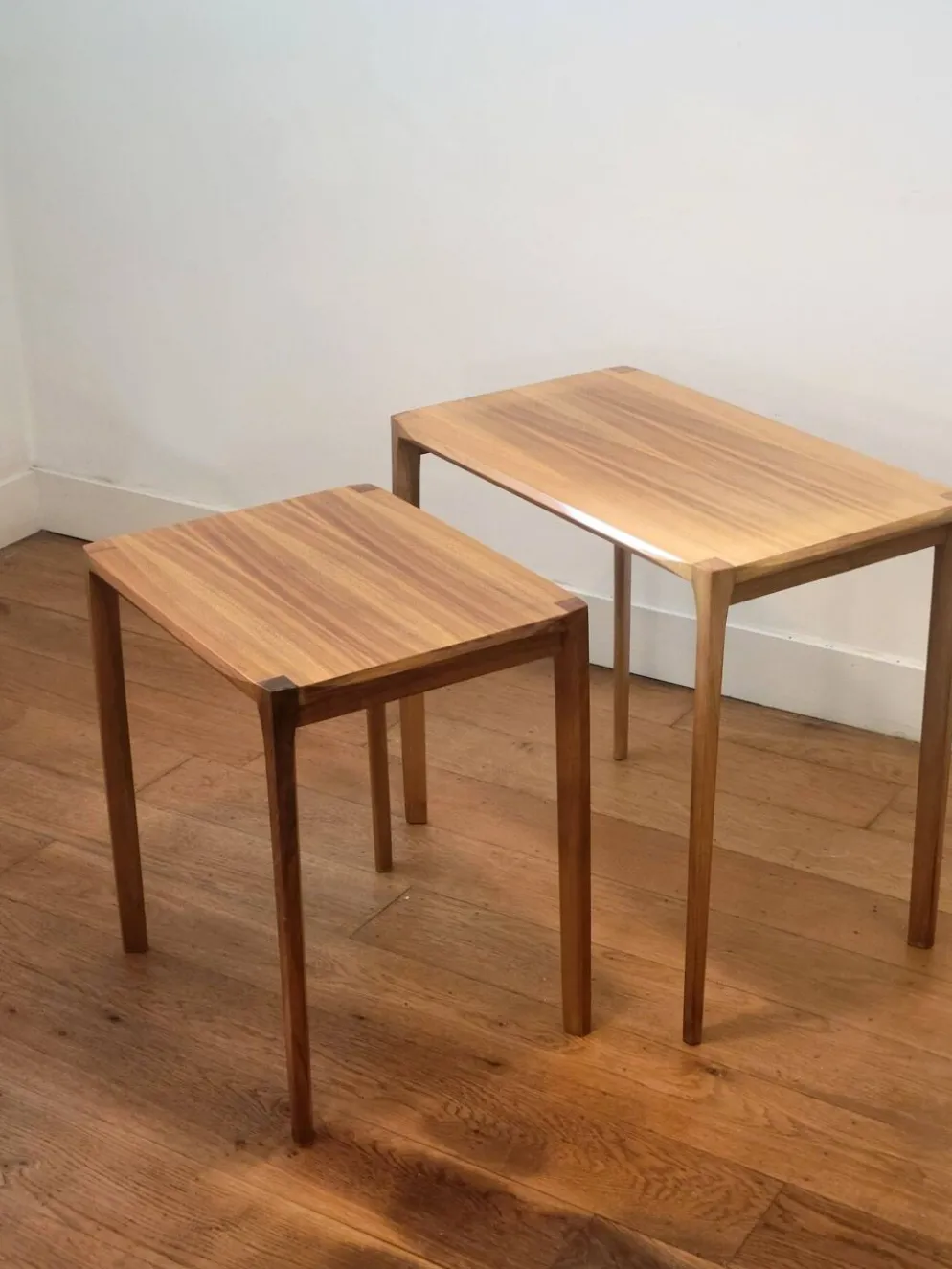 2 tables gigognes par Rex Raab pour Wilhelm Renz, Allemagne 1960