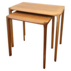 2 tables gigognes par Rex Raab pour Wilhelm Renz, Allemagne 1960