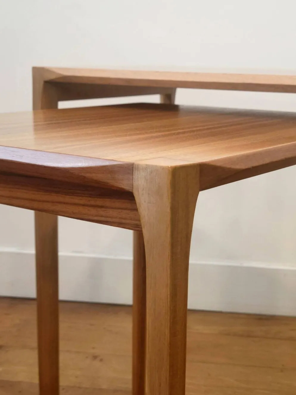 2 tables gigognes par Rex Raab pour Wilhelm Renz, Allemagne 1960