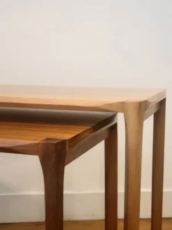 2 tables gigognes par Rex Raab pour Wilhelm Renz, Allemagne 1960