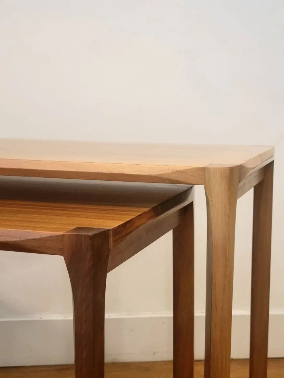 2 tables gigognes par Rex Raab pour Wilhelm Renz, Allemagne 1960