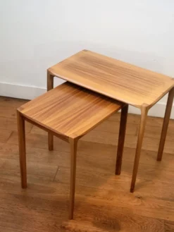 2 tables gigognes par Rex Raab pour Wilhelm Renz, Allemagne 1960