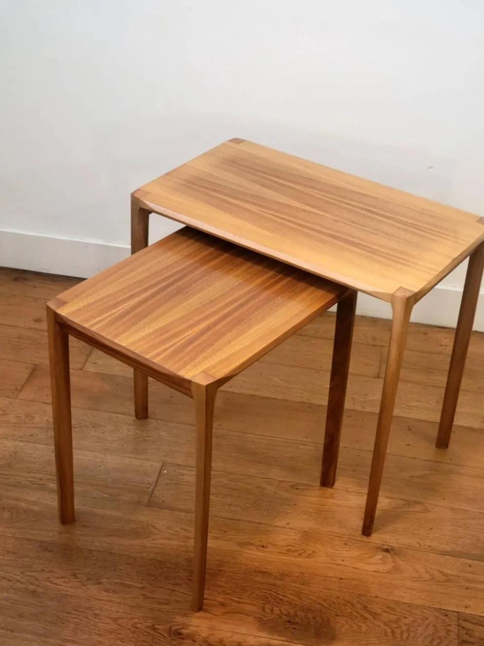 2 tables gigognes par Rex Raab pour Wilhelm Renz, Allemagne 1960
