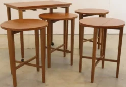 Tables gigognes Poul Hundevad vintage