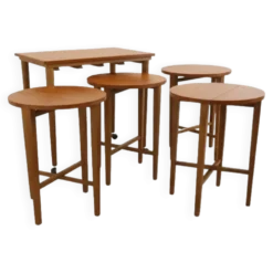 Tables gigognes Poul Hundevad vintage