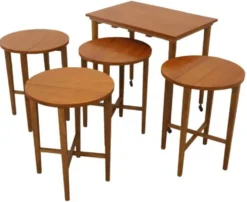 Tables gigognes Poul Hundevad vintage