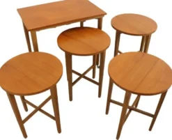 Tables gigognes Poul Hundevad vintage