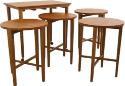 Tables gigognes Poul Hundevad vintage