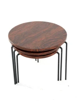 Tables gigognes rondes « Eindhoven » milieu du siècle