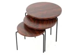 Tables gigognes rondes « Eindhoven » milieu du siècle