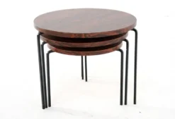 Tables gigognes rondes « Eindhoven » milieu du siècle