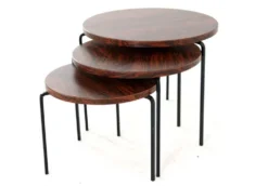Tables gigognes rondes « Eindhoven » milieu du siècle