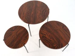 Tables gigognes rondes « Eindhoven » milieu du siècle