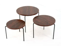 Tables gigognes rondes « Eindhoven » milieu du siècle