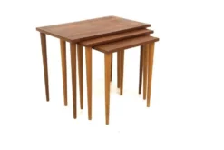 Tables gigognes scandinave en teck, Suède, 1960