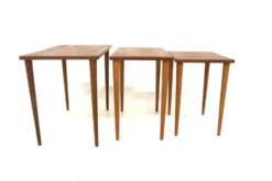 Tables gigognes scandinave en teck, Suède, 1960