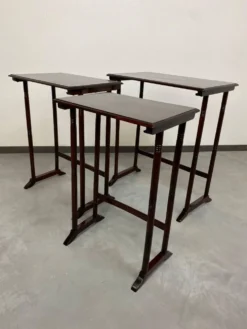 Tables gigognes Sécession par Thonet