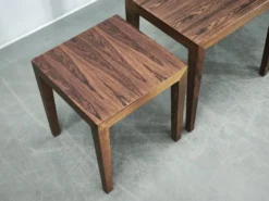 Tables gigognes Severin Hansen pour Haslev, Danemark, années 1960.