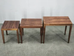 Tables gigognes Severin Hansen pour Haslev, Danemark, années 1960.