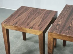 Tables gigognes Severin Hansen pour Haslev, Danemark, années 1960.