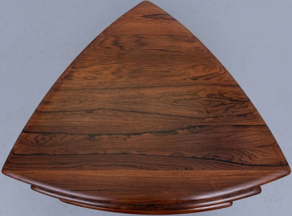 Tables gigognes triangulaires Poul Thorsbjerg Jensen années 1950