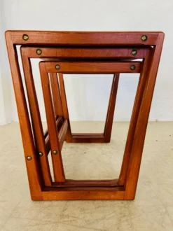 Tables gigognes vintage danoises des années 1960 de Kai Kristiansen.