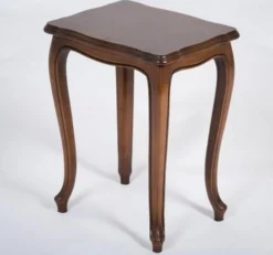 Tables gigognes vintage de style Louis XV en noyer, années 1970, ensemble de 3