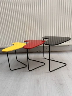 3 tables gigognes-Willy Van Der Meeren, Belgique-1950