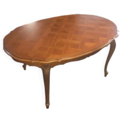 Table style Louis XV extensible + 6 chaises