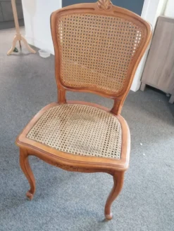 Table style Louis XV extensible + 6 chaises