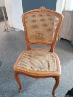 Table style Louis XV extensible + 6 chaises