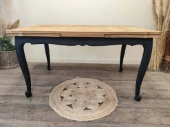 Table style regence en chene massif