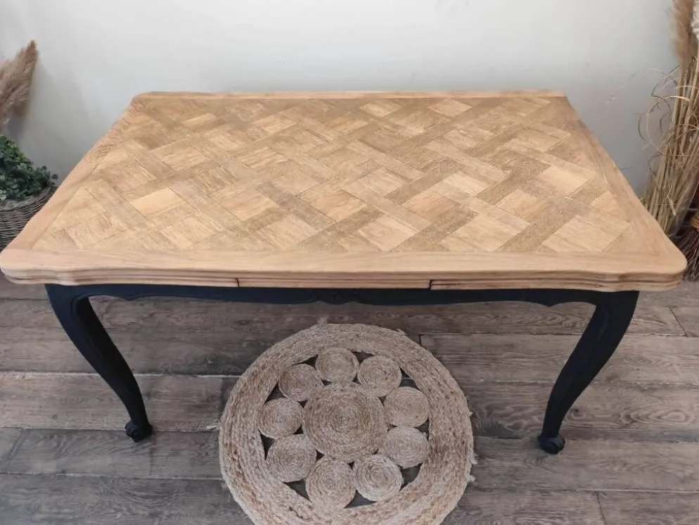Table style regence en chene massif