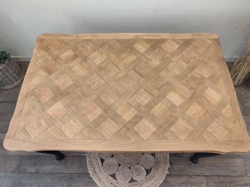 Table style regence en chene massif