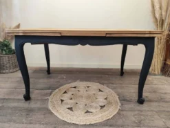 Table style regence en chene massif