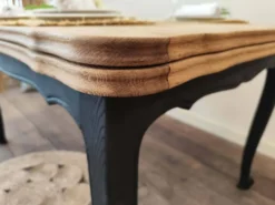 Table style regence en chene massif