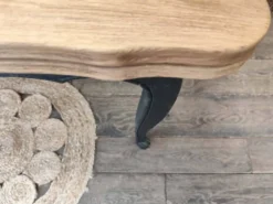 Table style regence en chene massif