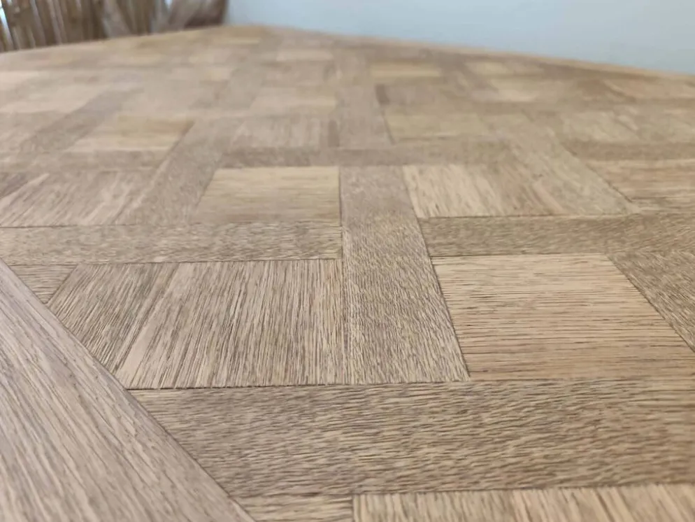 Table style regence en chene massif