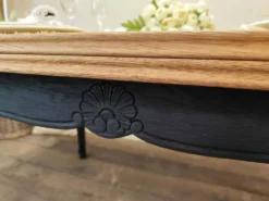 Table style regence en chene massif
