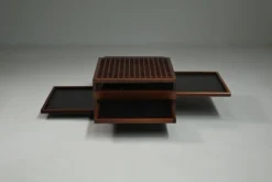 Table Tetra par Bernard Vuarnesson pour Bellato, années 1980, Italie.