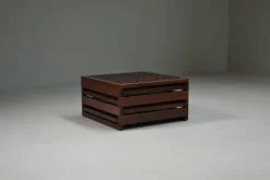 Table Tetra par Bernard Vuarnesson pour Bellato, années 1980, Italie.