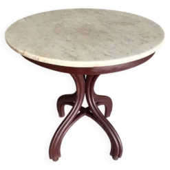 Table Thonet N°8 de 1888 Café Museum d'après Adolph Loos plateau marbre