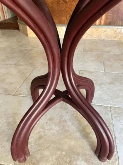 Table Thonet N°8 de 1888 Café Museum d'après Adolph Loos plateau marbre